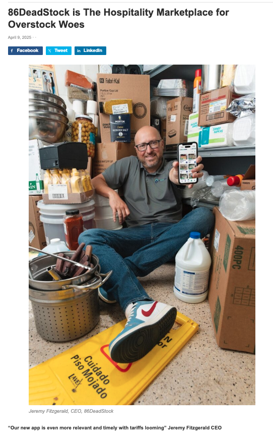 April 2025 Restaurant Magazine Feature 86 Deadstock